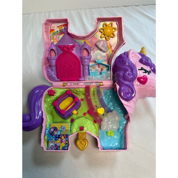 Polly Pocket‎ Unicorn Party Compact Playset - no wings - Picture 7 of 12